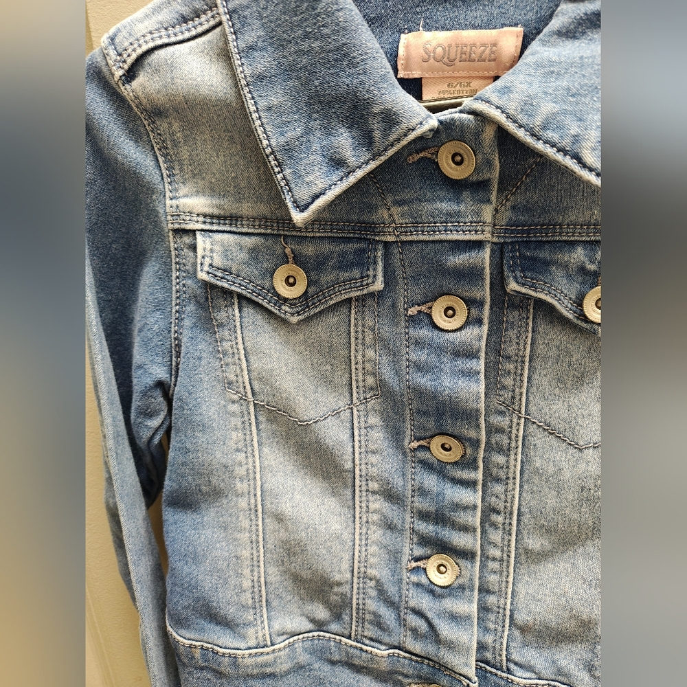 Jean jacket toddler girl 6 - Picture 3 of 4